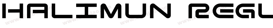 Halimun Regular字体转换
